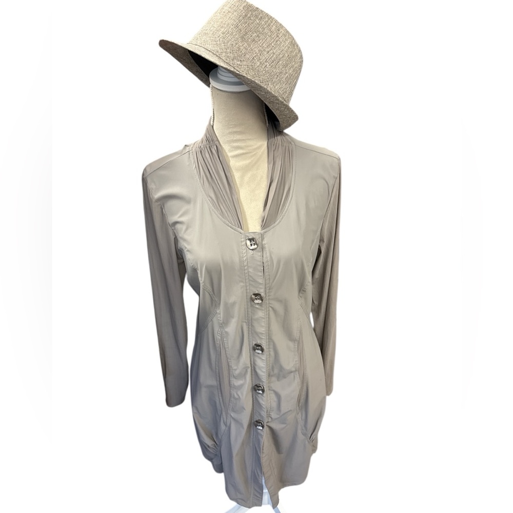 Deca Gray Button-Up Jacket